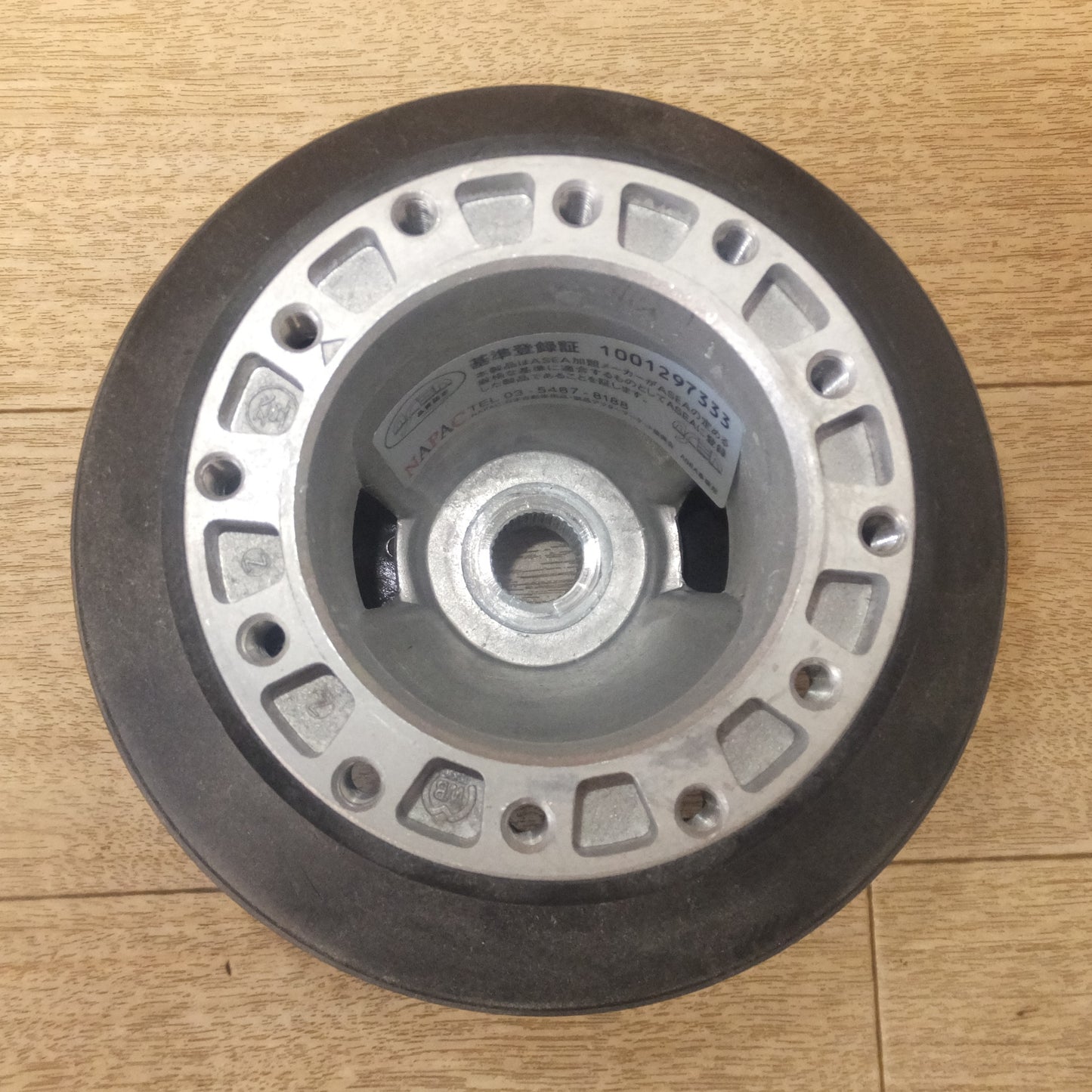 [送料無料] キレイ★ワークスベル Works Bell アルミニウムBOSS 631(ニッサン) 車検対応 エアバッグ対応★