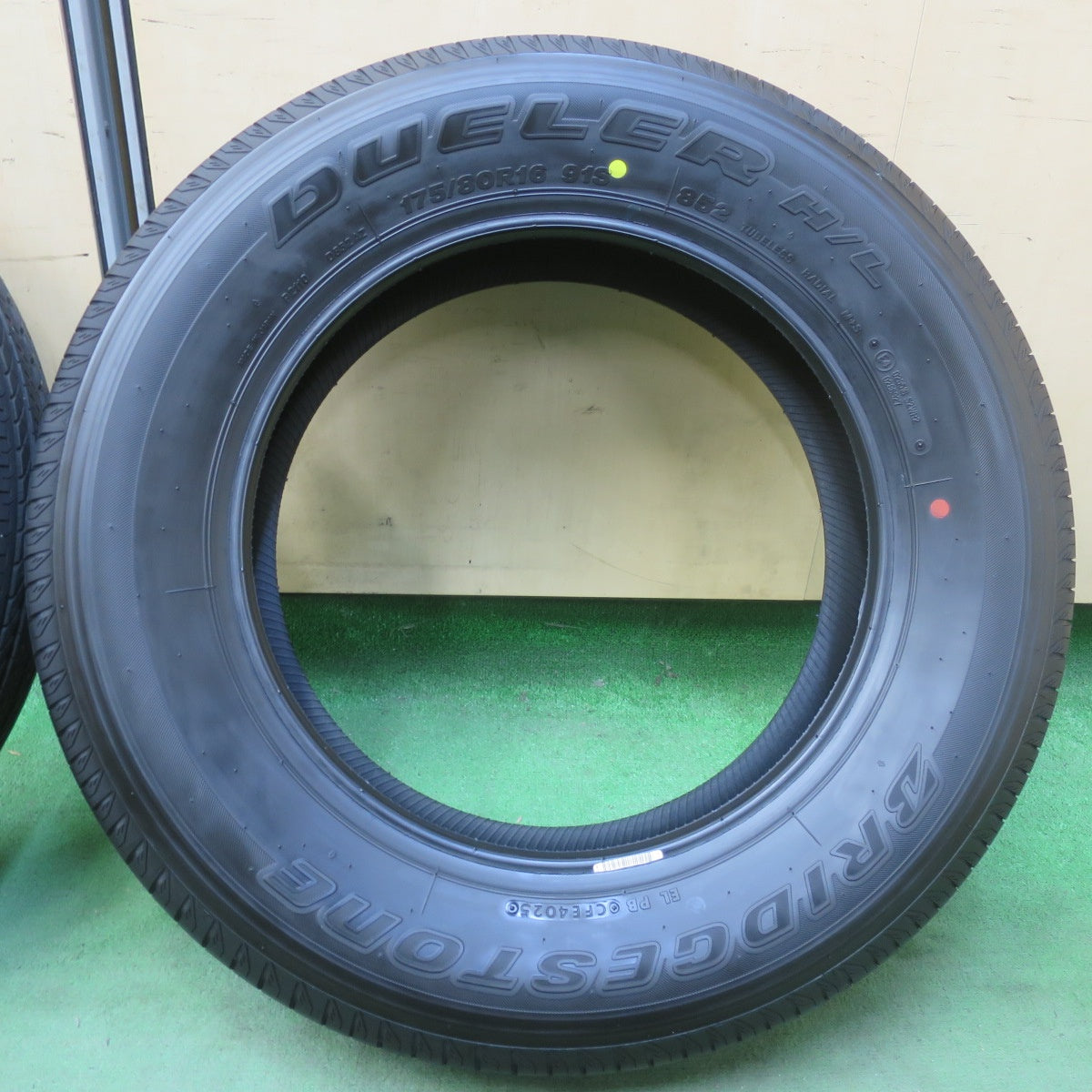 新車外し！25年★ジムニー 等 175/80R16 ブリヂストン デューラー H/L 852 DUELER 16インチ★6022106イノタ