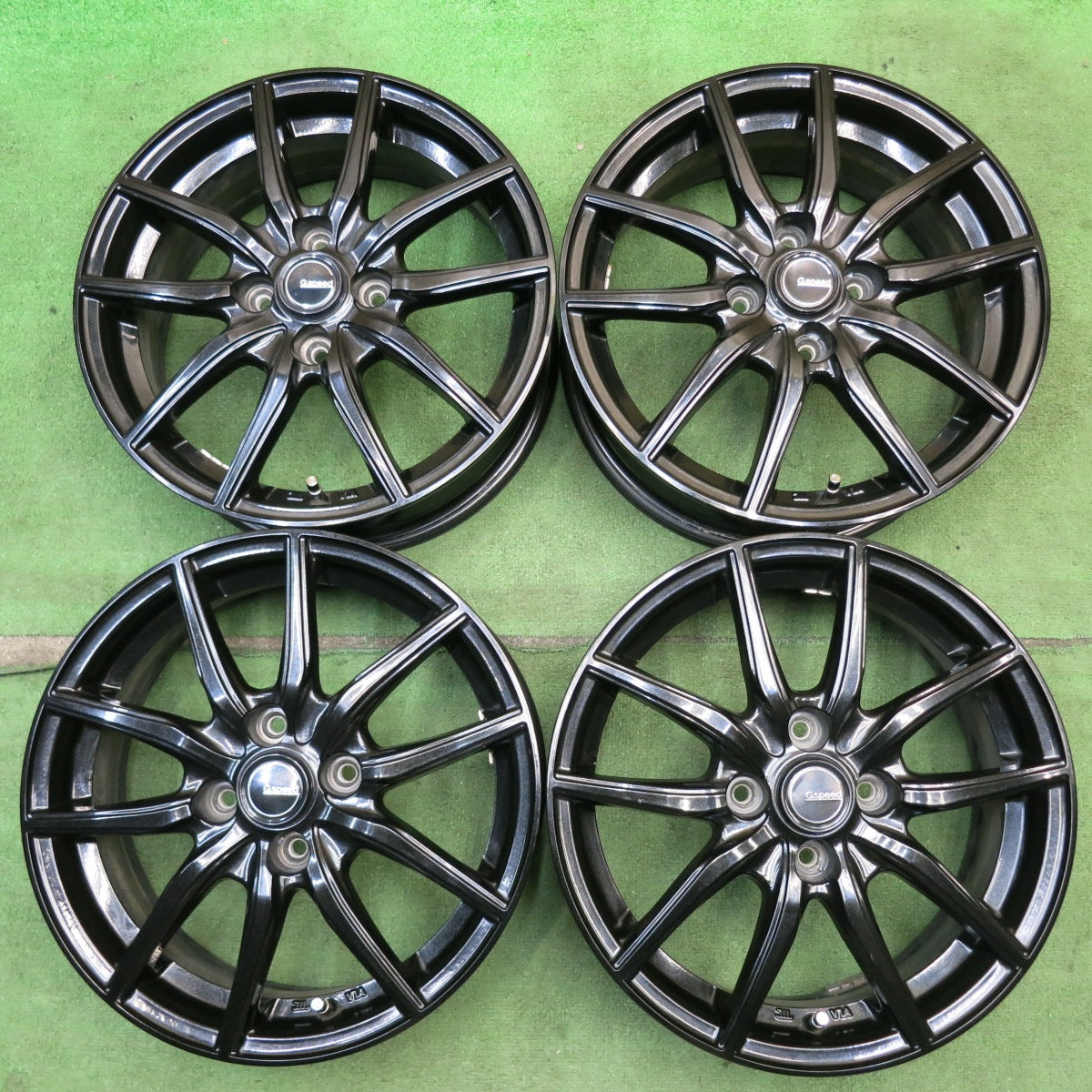 4本価格★G.speed 15インチ ホイール Gスピード 15×5.5J PCD100/4H★6062406HAホ