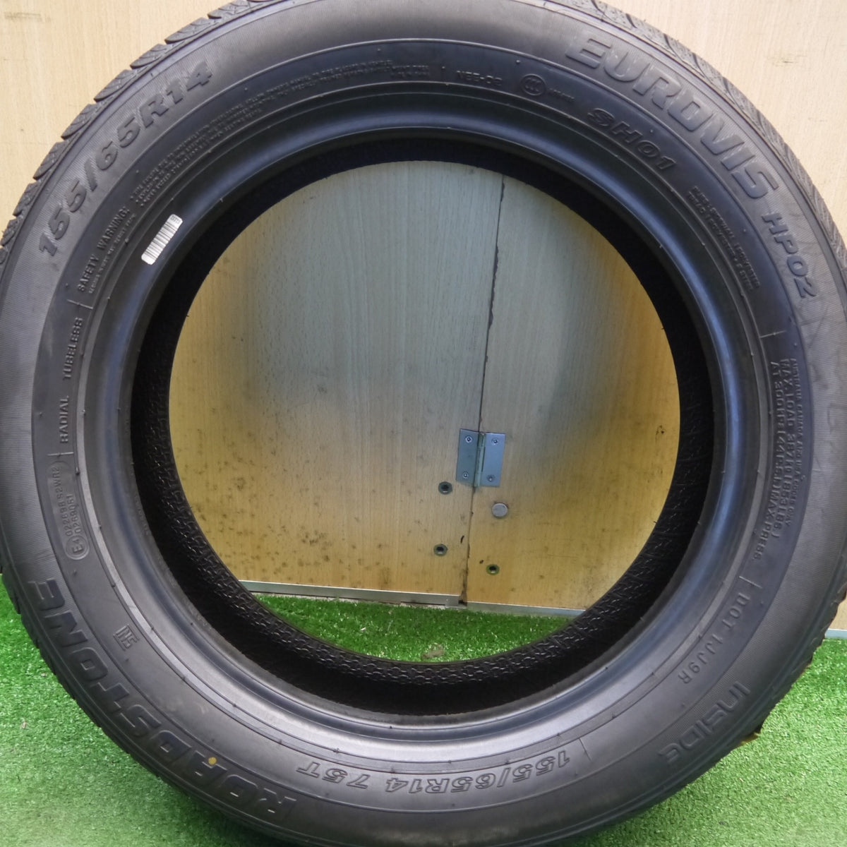 未使用！25年！1本◎155/65R14 ロードストーン EUROVIS HP02 タイヤ 14インチ N-BOX ワゴンR タント ムーヴ 等◎6090109Hノタ