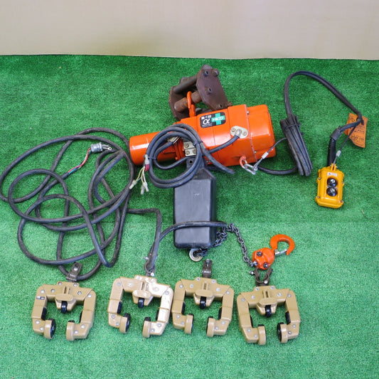 [送料無料] ◆象印 チェーンブロック 0.1 ton αHB-01 電動 工具 100kg 0.1トン 0.1TON ELEPHANT 200V 吊り 吊上げ 荷揚げ◆