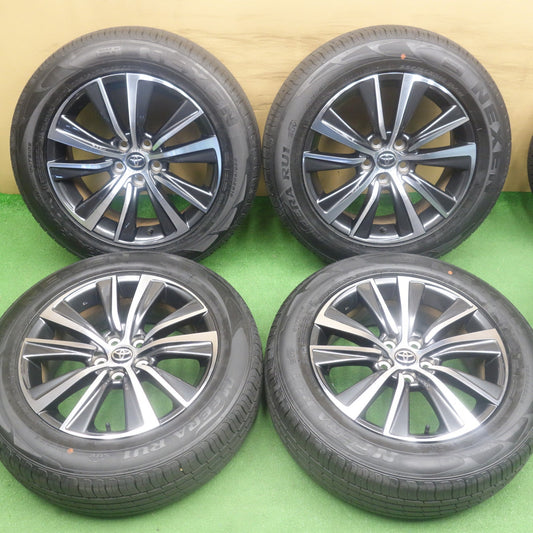 新車外し！26年◎トヨタ 80系 ハリアー Gグレード 純正 225/60R18 ネクセン N'FERA RU1 SUV 18インチ PCD114.3/5H◎6090401KTノ