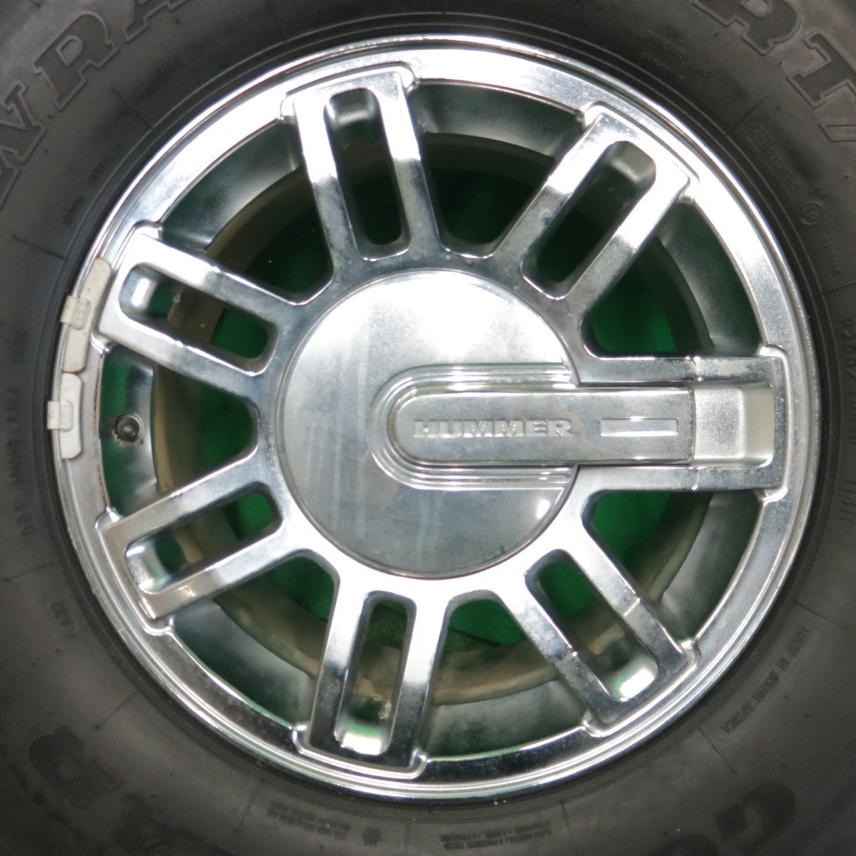 *送料無料* タイヤほぼ未使用★ハマー H3 純正 265/75R16 グッドイヤー ラングラー RT/S 16インチ PCD139.7/6H スペア タイヤ★4052005ナノ
