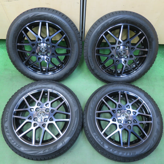 バリ溝！22年！キレイ！9分★スタッドレス 165/60R15 ブリヂストン ブリザック VRX2 VERTEC MANARAY SPORT ヴァーテック ハスラー ソリオ 等 PCD100/4H★5071202イス