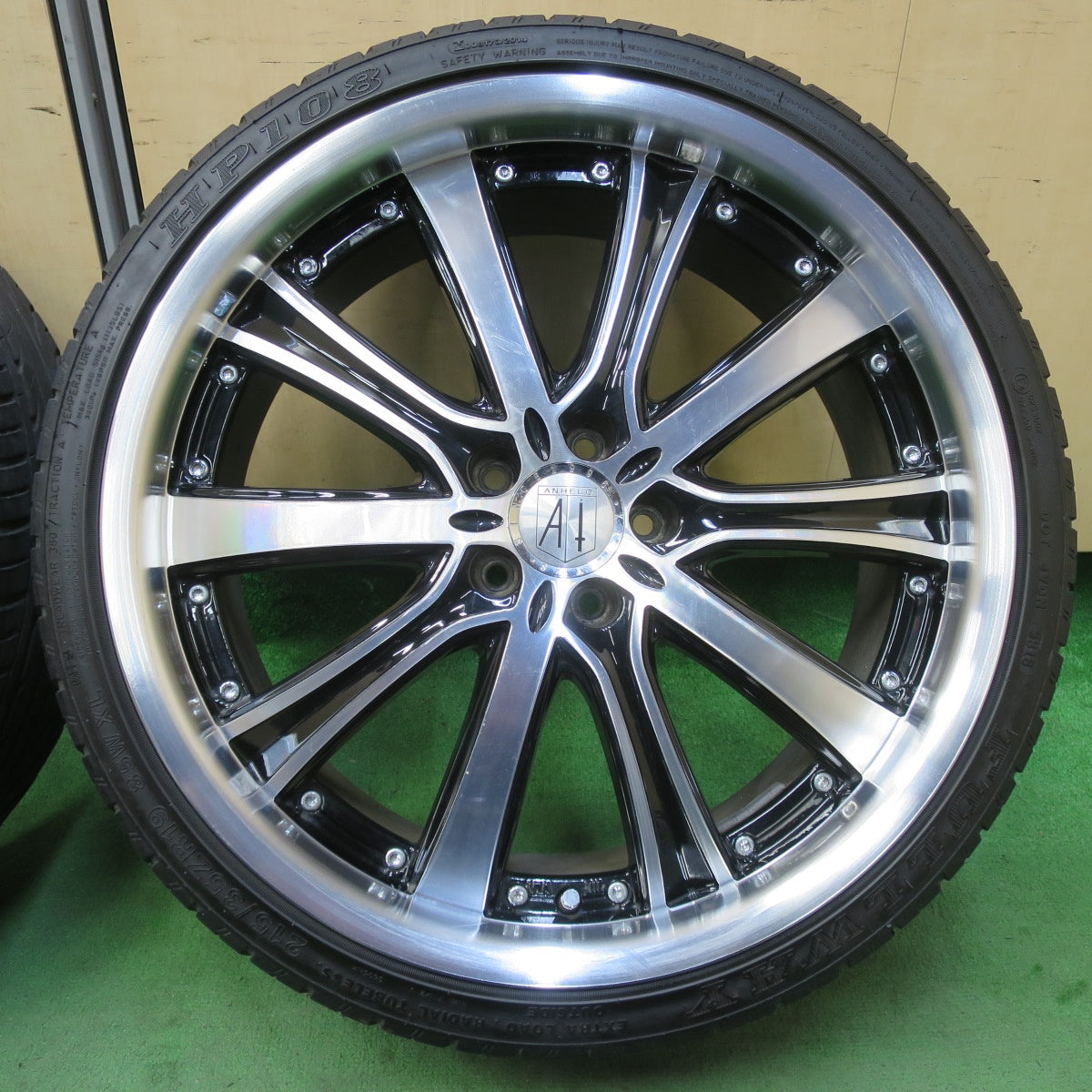 4本価格★プリウス 等 ANHELO CORAZON LOVEY 215/35R19 フルウェイ HP108 19インチ アネーロ コラソン ラーヴィ PCD100/5H★5050404IMノ