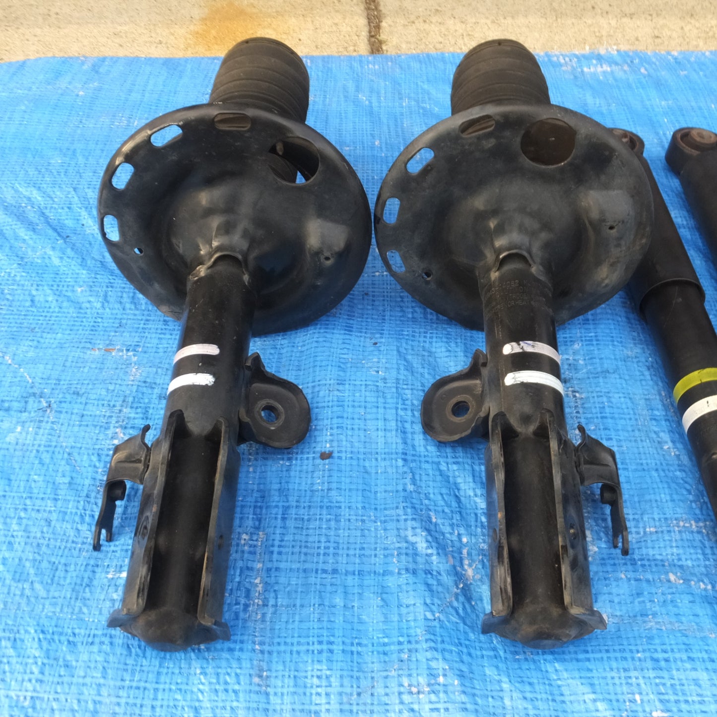 [送料無料] ◆トヨタ 30系 アルファード ヴェルファイア 純正 サスペンション 1台分 J0943-14082 J0943-14081 48530-58210◆