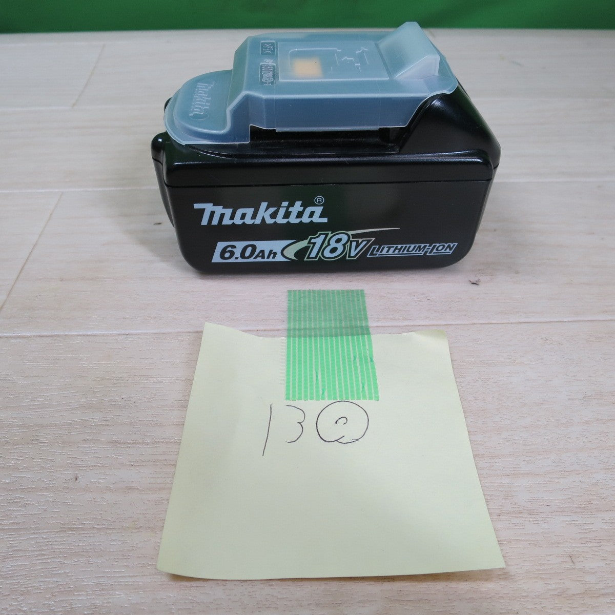 [送料無料] キレイ☆マキタ Li-ion バッテリー BL1860B 急速充電対応 電動 工具 インパクトドライバ 等 リチウム イオン 電池 DC18V 6.0Ah 108Wh①☆
