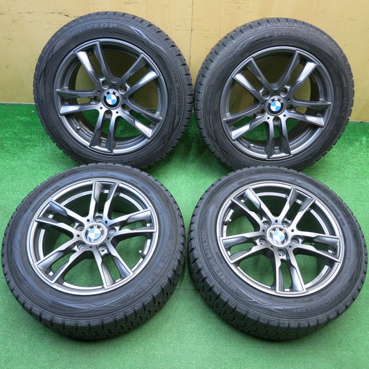 バリ溝！キレイ！9分★BMW 等 KELLENERS Jr E5 205/55R16 スタッドレス ダンロップ ウインターマックス WM01 ケレナーズ 16インチ PCD120/5H★5122013HAス