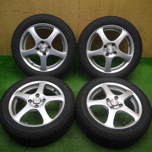 [送料無料] バリ溝！キレイ！9分★スタッドレス 165/60R15 ヨコハマ アイスガード iG50 プラス SIBILLA RT シビラ 15インチ ソリオ ハスラー 等 PCD100/4H★4120207Hス