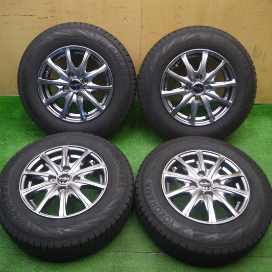 バリ溝！22年！9分★スタッドレス 155/80R13 ヨコハマ アイスガード iG70 EuroSpeed MANARAY SPORT PCD100/4H★4111105Hス
