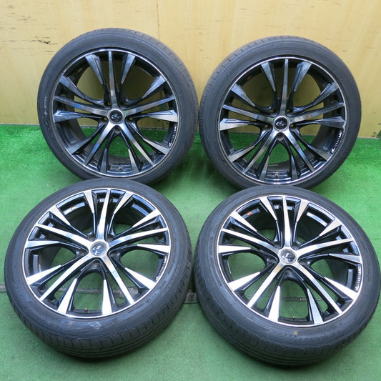 4本価格★LEONIS UC 225/45R19 ダンロップ LE MANS V レオニス ルマン5 19インチ PCD114.3/5H★5062107HAノ