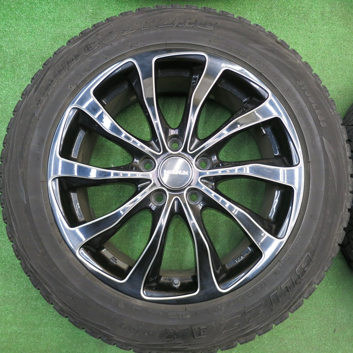 4本価格★スタッドレス 215/60R17 ブリヂストン ブリザック DM-V1 BALMINUM K10 バルミナ 17インチ PCD114.3/5H★5121307HAス