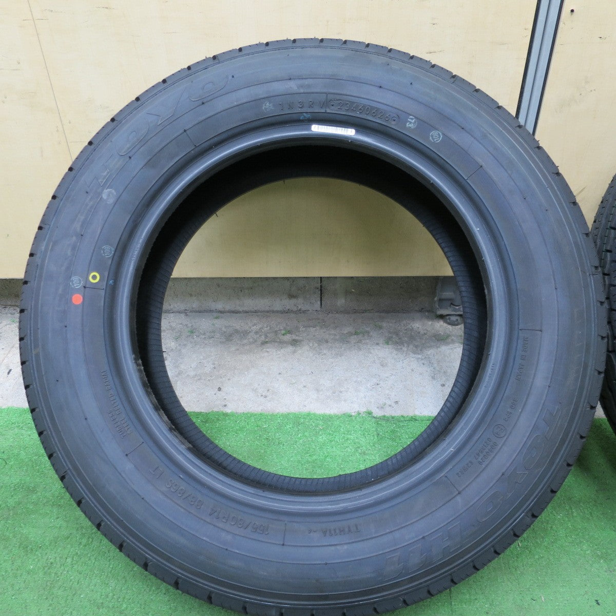 新車外し！26年★155/80R14 88/86S トーヨー H11 タイヤ 14インチ プロボックス サクシード 等★6042904NGノタ