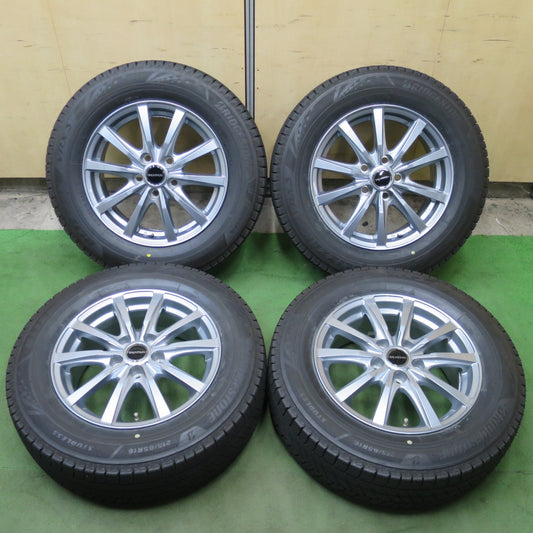 ほぼ未使用！25年！キレイ◎スタッドレス 215/65R16 ブリヂストン ブリザック VRX3 BALMINUM LS10 バルミナ 16インチ PCD114.3/5H◎6092503NGス