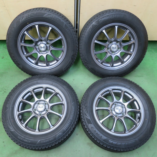 バリ溝！キレイ！9分★プリウス 等 185/65R15 スタッドレス ブリヂストン ブリザック VRX3 DepleX デプレックス 15インチ PCD100/5H★6022306イス