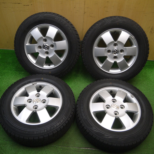 [送料無料] 4本価格★スズキ エブリイ ワゴン 純正 155/70R13 スタッドレス ブリヂストン ブリザック REVO GZ 13インチ PCD100/4H★4122701Hス