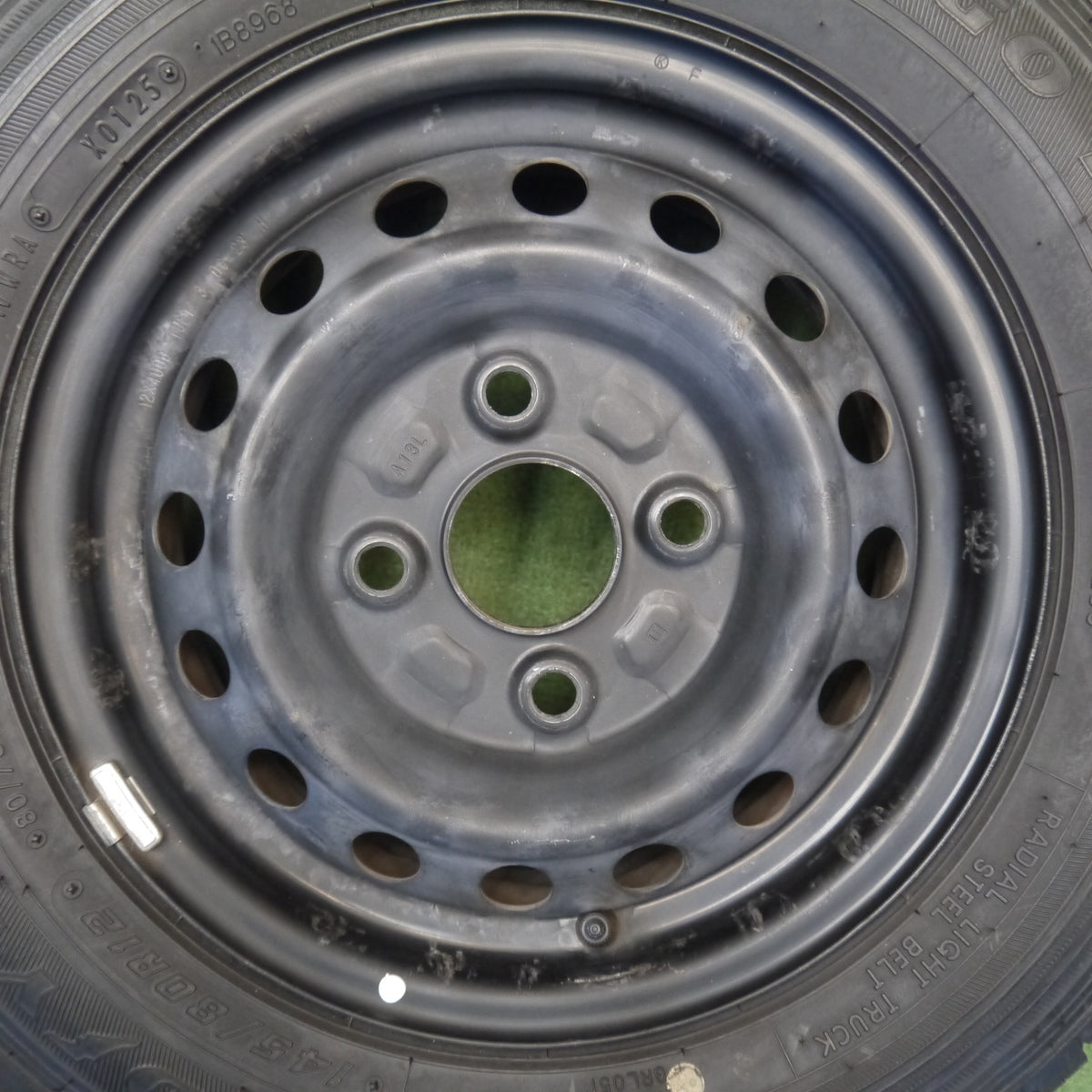 4本価格！25年◎ダイハツ アトレー 純正 スチール 145/80R12 80/78N グッドイヤー CARGO PRO カーゴ プロ 12インチ PCD100/4H◎6100204Hノ