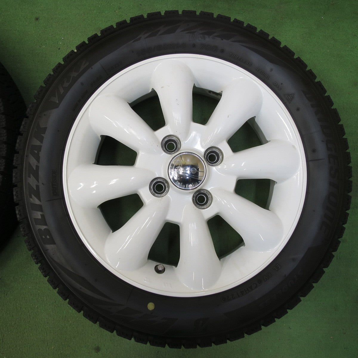 4本価格！22年★スタッドレス 155/65R14 ブリヂストン ブリザック VRX2 LaLaPalm S111 ララパーム 14インチ PCD100/4H★5070605イス