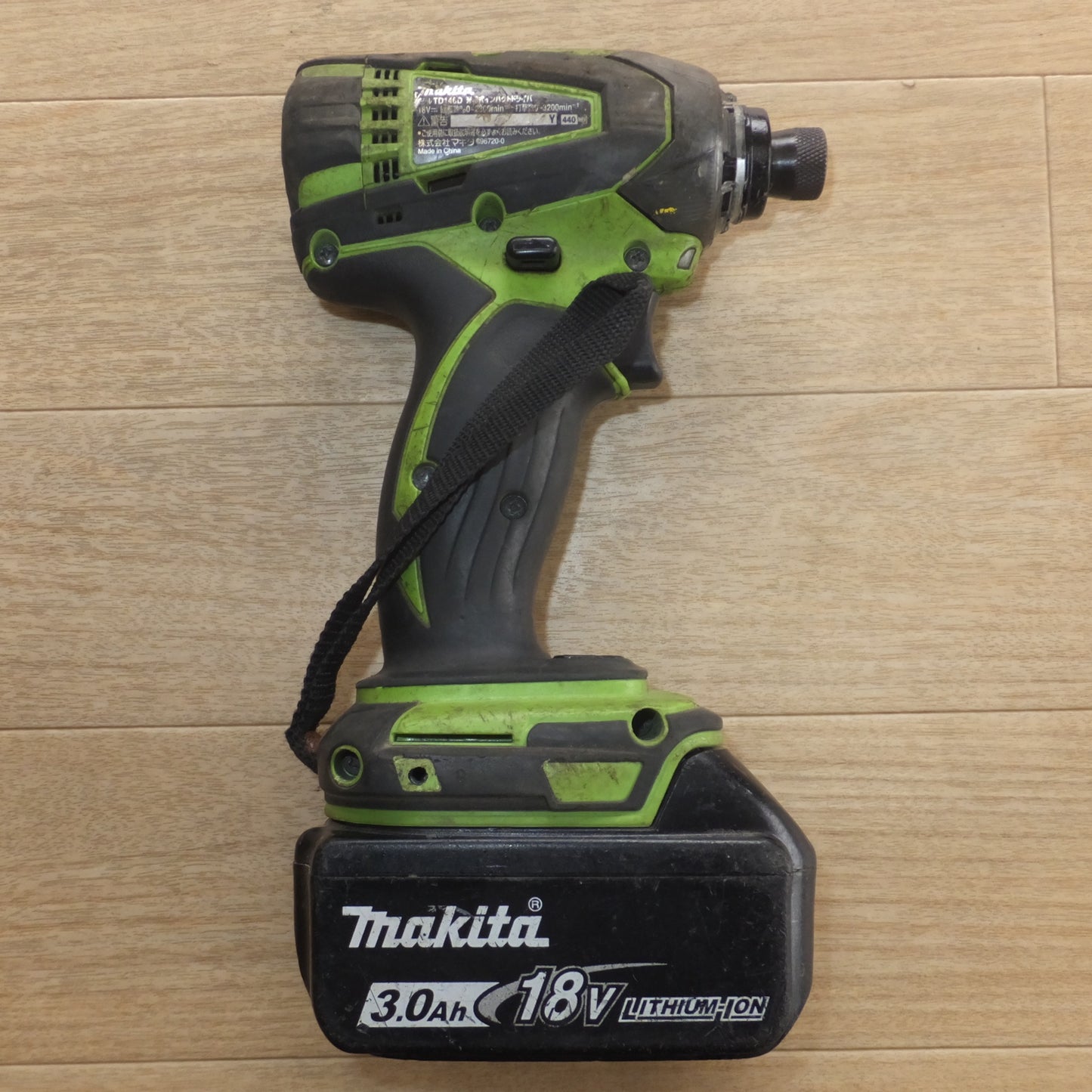 [送料無料] ★マキタ makita 充電式インパクトドライバ TD146DRFXL 18V ライム　バッテリ 1個★