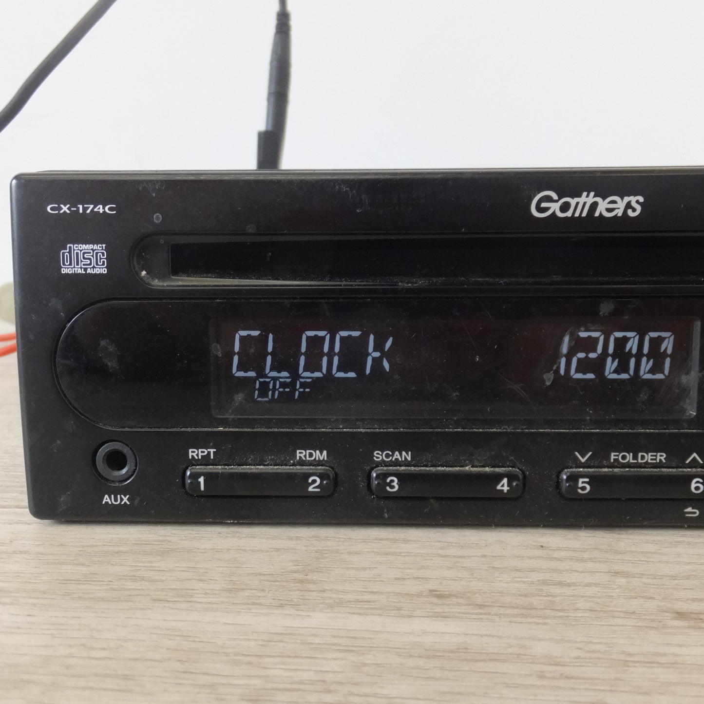 [送料無料] 現状品★ケンウッド製 ホンダ 純正 CDチューナー Gathers CX-174C(60)★
