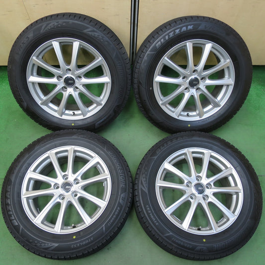 バリ溝！24年！キレイ！ほぼ10分★スタッドレス 225/60R17 ブリヂストン ブリザック VRX3 PREO プレオ 17インチ PCD114.3/5H★5082108イス