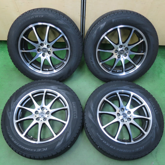 4本価格★フォレスター XV 等 225/60R17 スタッドレス ピレリ アイスアシンメトリコ プラス X CROSS SPEED PREMIUM 17インチ PCD100/5H★5081107イス
