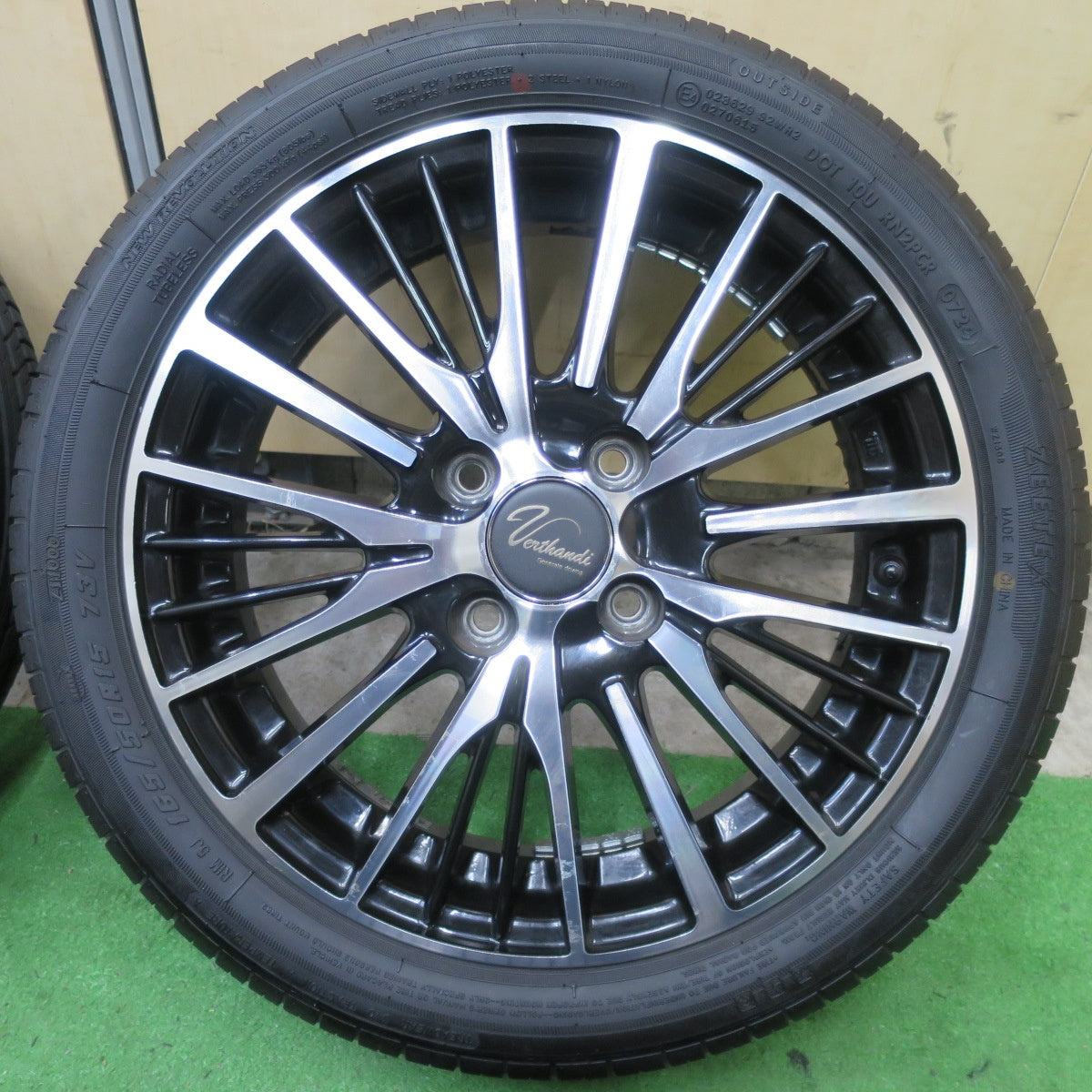 バリ溝！23年！ほぼ10分★165/50R15 ジーテックス NEW REVOLUTION Verthandi ヴェルザンディ ヴェルサンディ 15インチ 軽自動車 軽 サイズ PCD100/4H★5060501TTノ