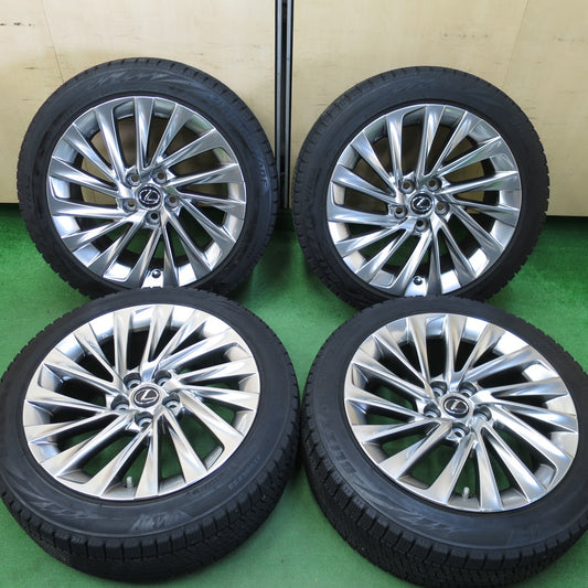 *送料無料* センサー付！バリ溝！綺麗！9.5分★レクサス ES300h バージョンL 純正 235/45R18 スタッドレス ブリヂストン ブリザック VRX2 PCD114.3/5H★4042202KMス