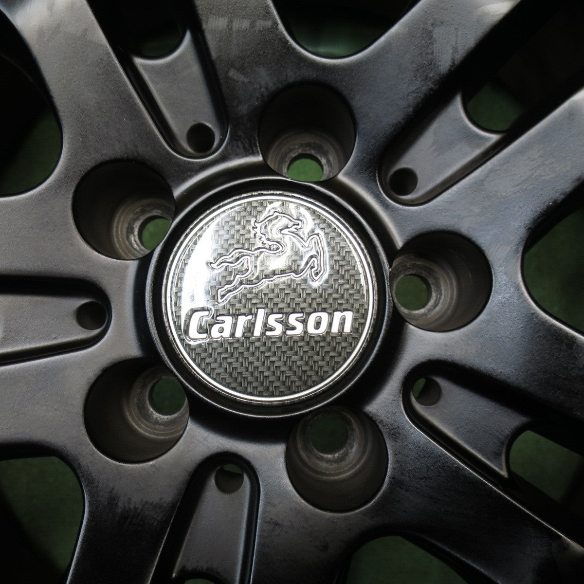 バリ溝！キレイ！9.5分◎アウディ 等 Carlsson 1/10X 245/45R18 スタッドレス ミシュラン X-ICE SNOW カールソン 18インチ PCD112/5H◎6092904NJス