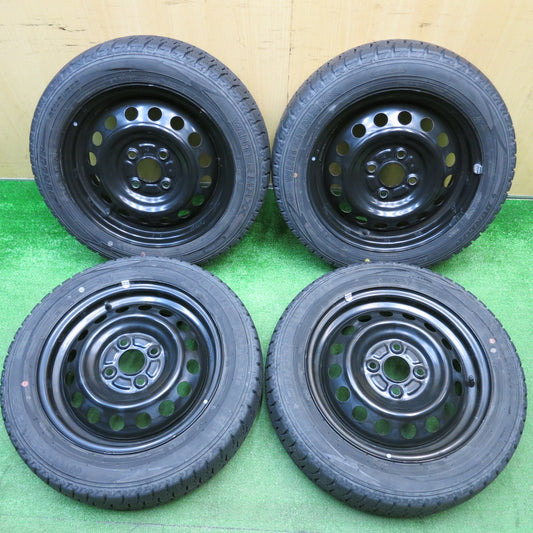 キレイ！22年★日産 デイズ 純正 スチール 155/65R14 スタッドレス ダンロップ ウインターマックス WM02 14インチ PCD100/4H★5123107HAス