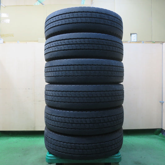 バリ溝！22年！9分！6本★トラック タイヤ 205/75R16 113/111N ブリヂストン デュラビス R207 DURAVIS 16インチ★5061506イノタ