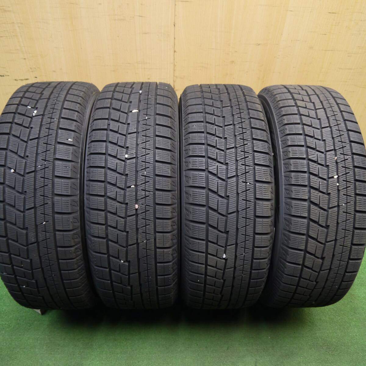 バリ溝 23年 綺麗 ほぼ10分★スタッドレス 205/55R16 ヨコハマ アイスガード iG60 MiLLOUS ミルアス PCD114.3/5H★5031802Hス