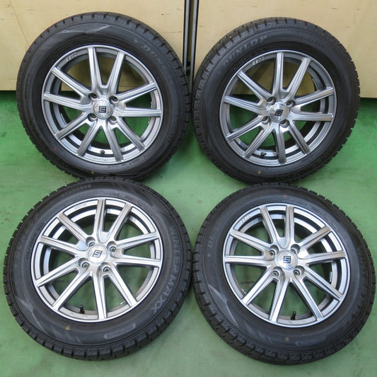 バリ溝！24年！キレイ！ほぼ10分★スタッドレス 175/65R15 ダンロップ ウインターマックス WM02 SEIN SS ザイン 15インチ PCD100/4H★6033104イス