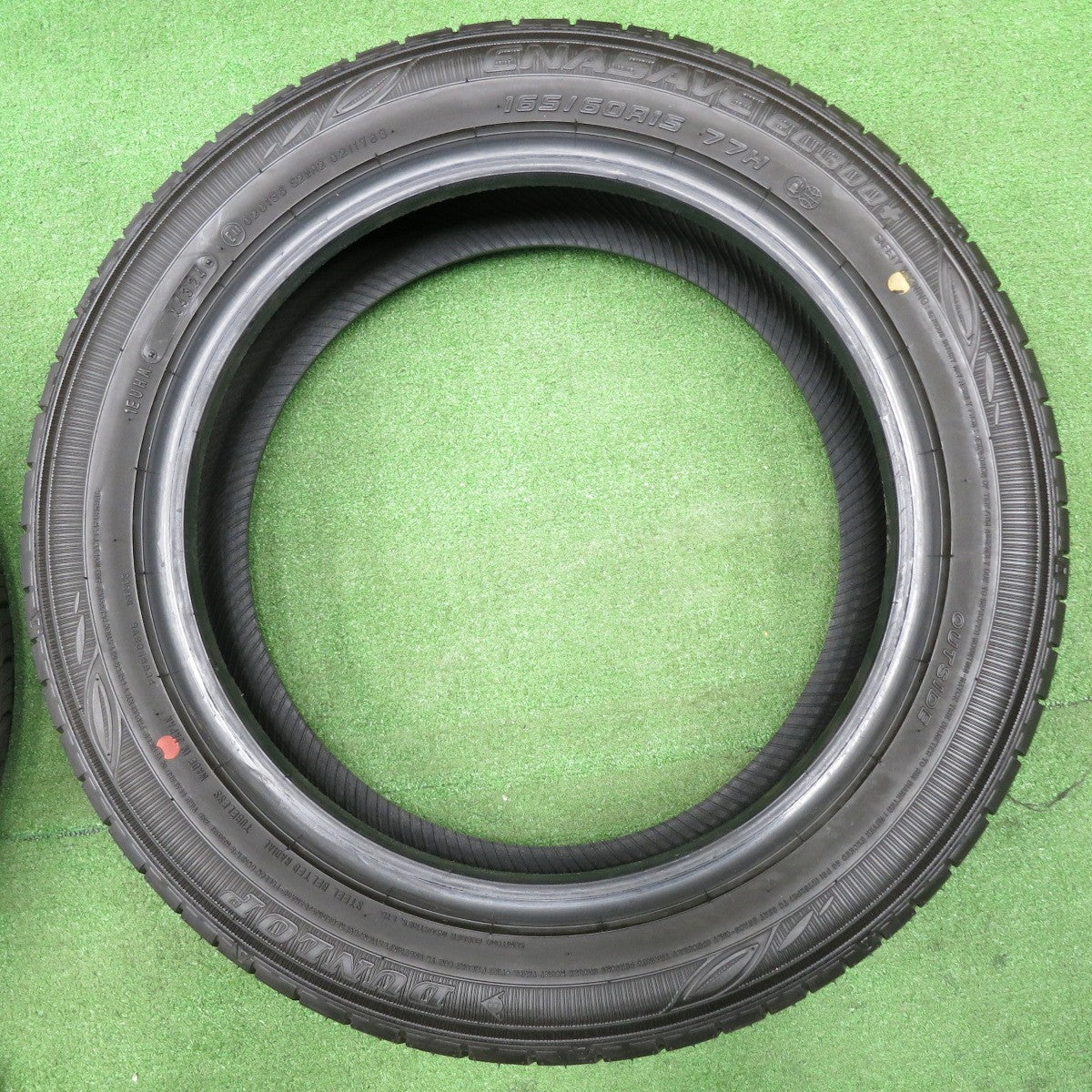 [送料無料] 新車外し！24年★165/60R15 ダンロップ エナセーブ EC300+ タイヤ 15インチ ハスラー N-BOX タント ムーヴ スペーシア デリカミニ等★4122902NJノタ