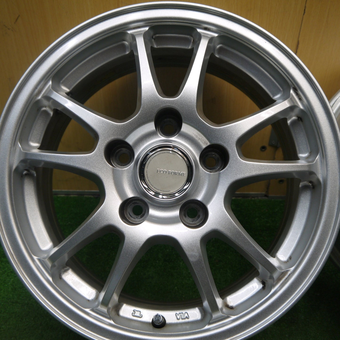 キレイ★ECO FORME SE-10 ブリヂストン 15インチ ホイール 15×6J エコフォルム PCD114.3/5H★5070804Hホ