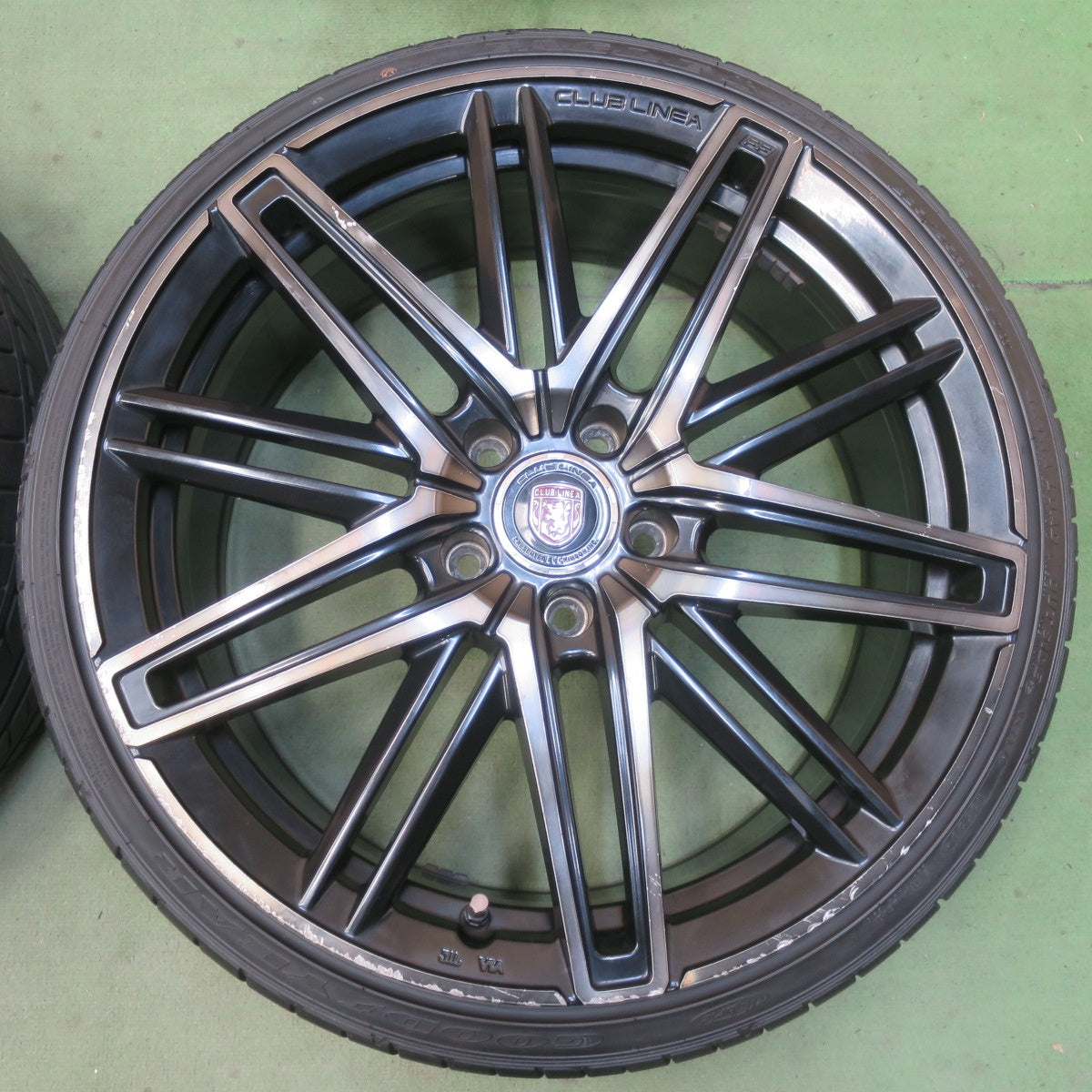 4本価格◎CLUB LINEA CASSANO FF Crimson 225/35R20 グッドイヤー イーグル LS EXE クラブ リネア カッサーノ クリムソン 20インチ PCD114.3/5H◎6092803IMノ