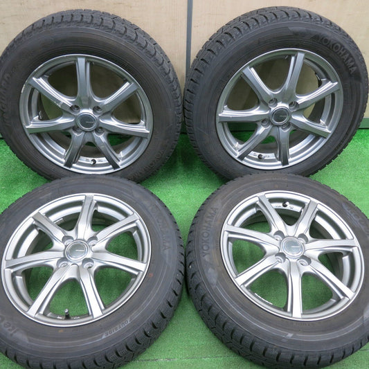 バリ溝！8.5分★スタッドレス 175/65R15 ヨコハマ アイスガード iG50 プラス MiLLOUS ミルアス 15インチ PCD100/4H★4122402NJス