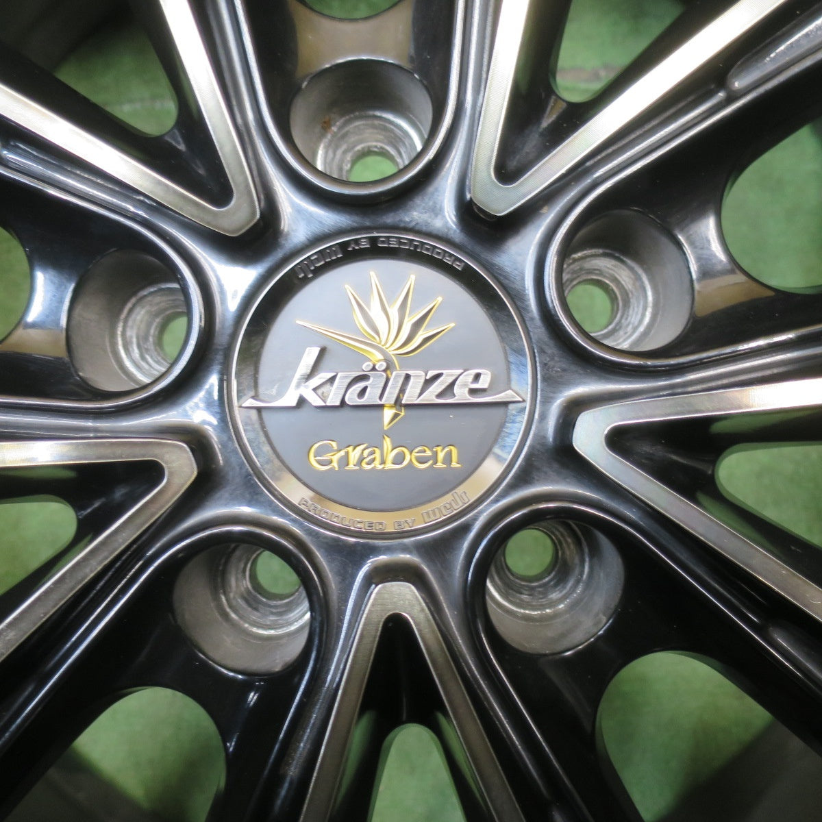 4本価格◎Kranze Graben 215/45R18 ダンロップ LE MANS LM704 クレンツェ グラベン 18インチ PCD114.3/5H◎6062304NJノ