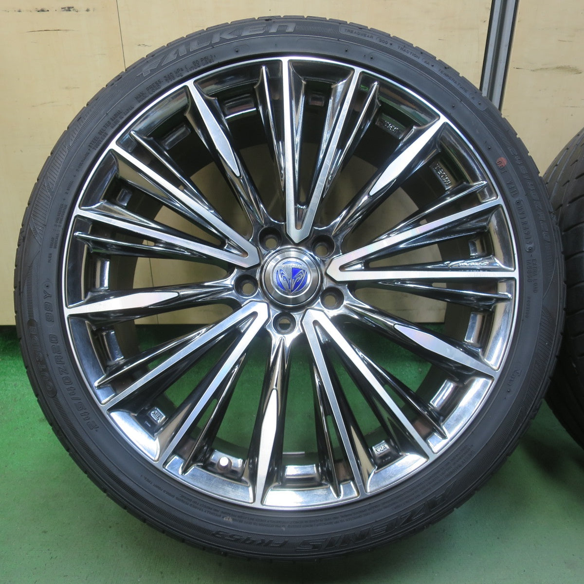 4本価格★RAYS stratagia VOUGE 245/40R20 ファルケン アゼニス FK453 20インチ レイズ ストラテジーア ヴォウジェ PCD114.3/5H★6052901イノ