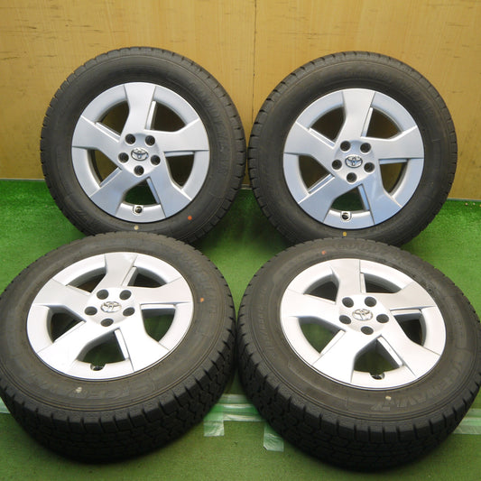 バリ溝！22年！9分◎トヨタ 30系 プリウス 純正 195/65R15 スタッドレス グッドイヤー アイスナビ7 15インチ PCD100/5H◎6091403Hス