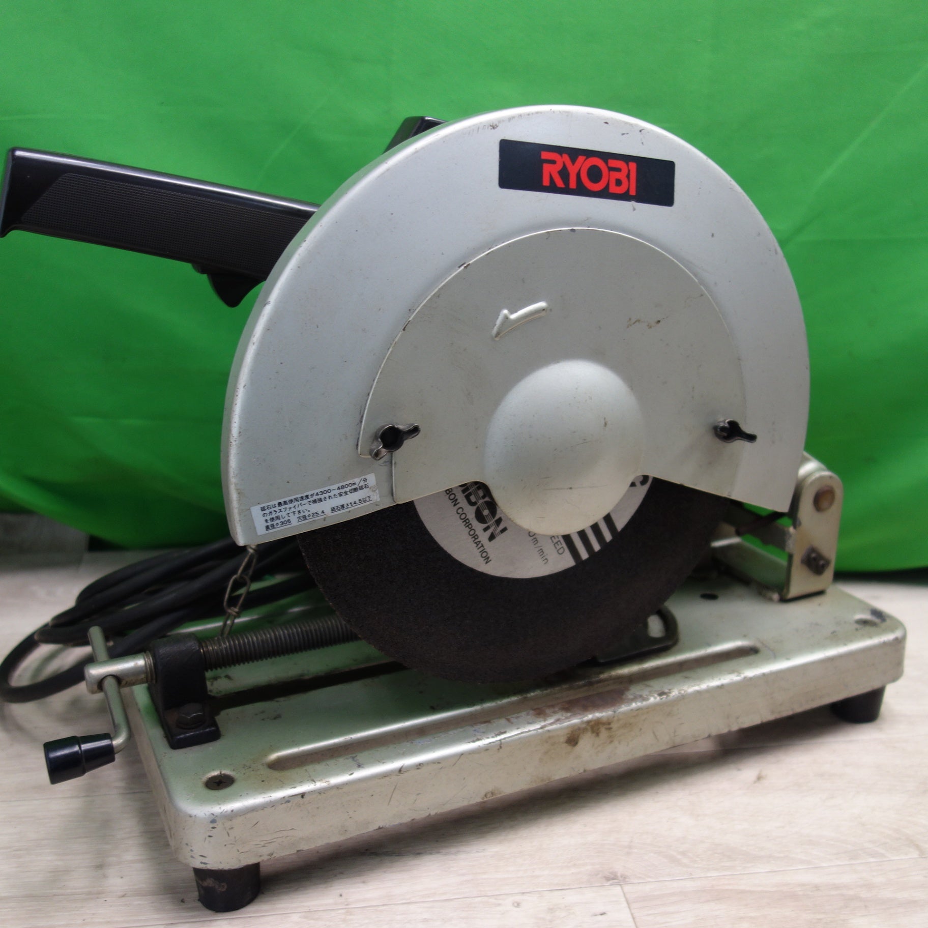 中古 RYOBI リョービ 高速カッター 高速切断機 C-12【管6B08】 高速切断機 リョービ RYOBI スチールカッター TSC-305A草加 (鉄工用)の