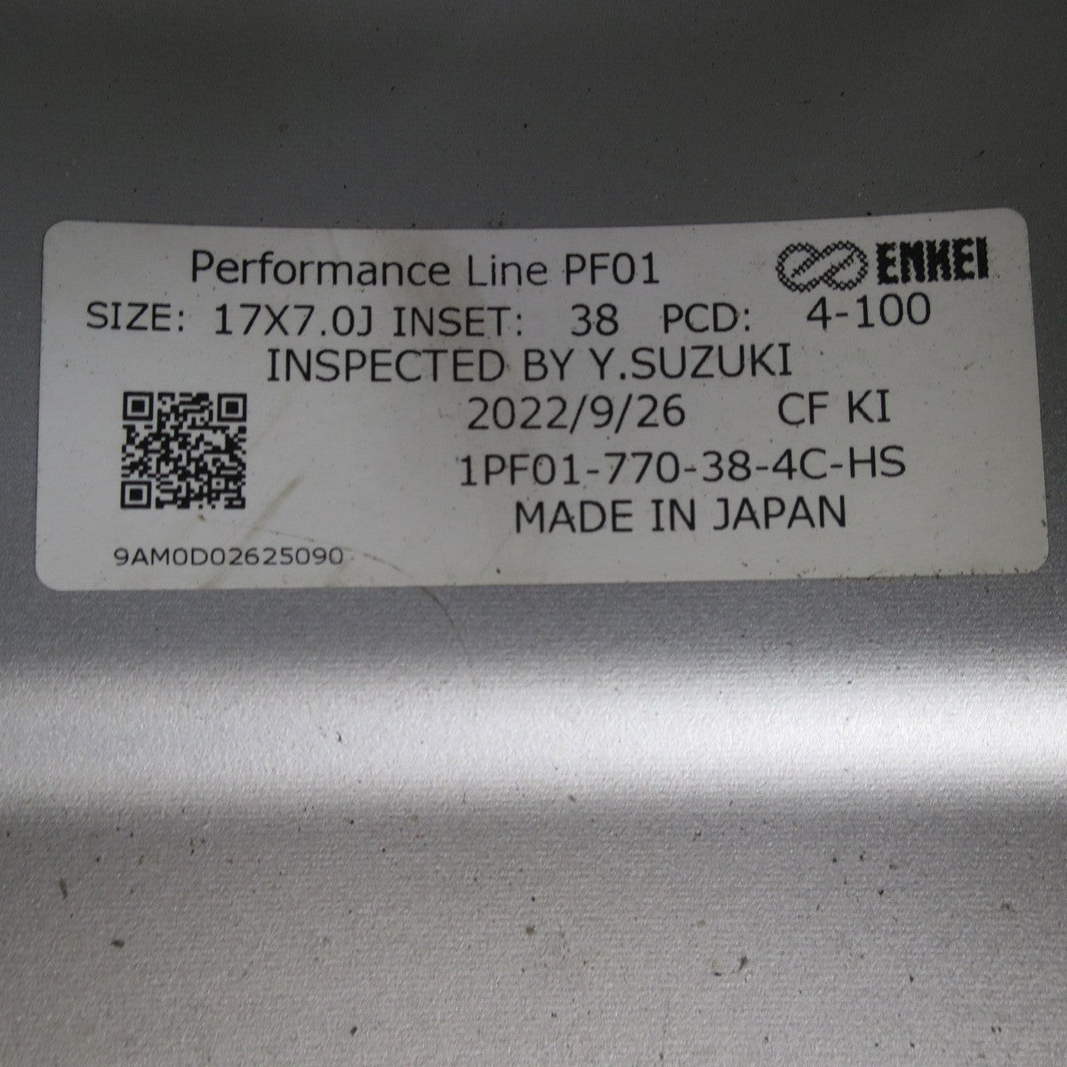バリ溝！25年！キレイ！ほぼ10分◎ENKEI PF01 205/45R17 ヨコハマ アドバン FLEVA V701 エンケイ 17インチ PCD100/4H◎6071808イノ