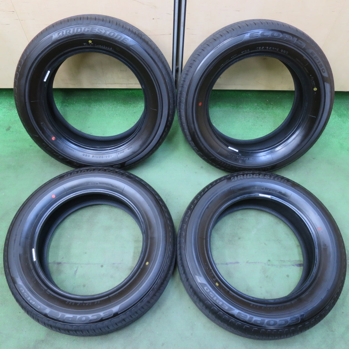 バリ溝！25年！9分★185/65R15 ブリヂストン エコピア EP150 タイヤ 15インチ シエンタ アクア フリード ヤリス プリウス ノート ティーダ 等★5121006イノタ