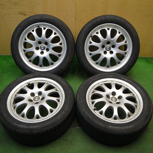 キレイ★アルファロメオ 916 スパイダー 純正 205/50R16 グッドイヤー イーグル ツーリング NCT3 4RIB 16インチ PCD98/5H★5043006Hノ