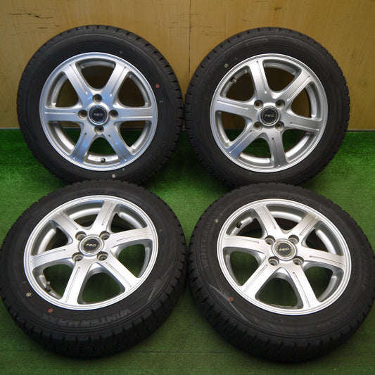 バリ溝！22年！9.5分★スタッドレス 155/65R14 ダンロップ ウインターマックス WM02 FEID フェイド 14インチ PCD100/4H★6011405Hス