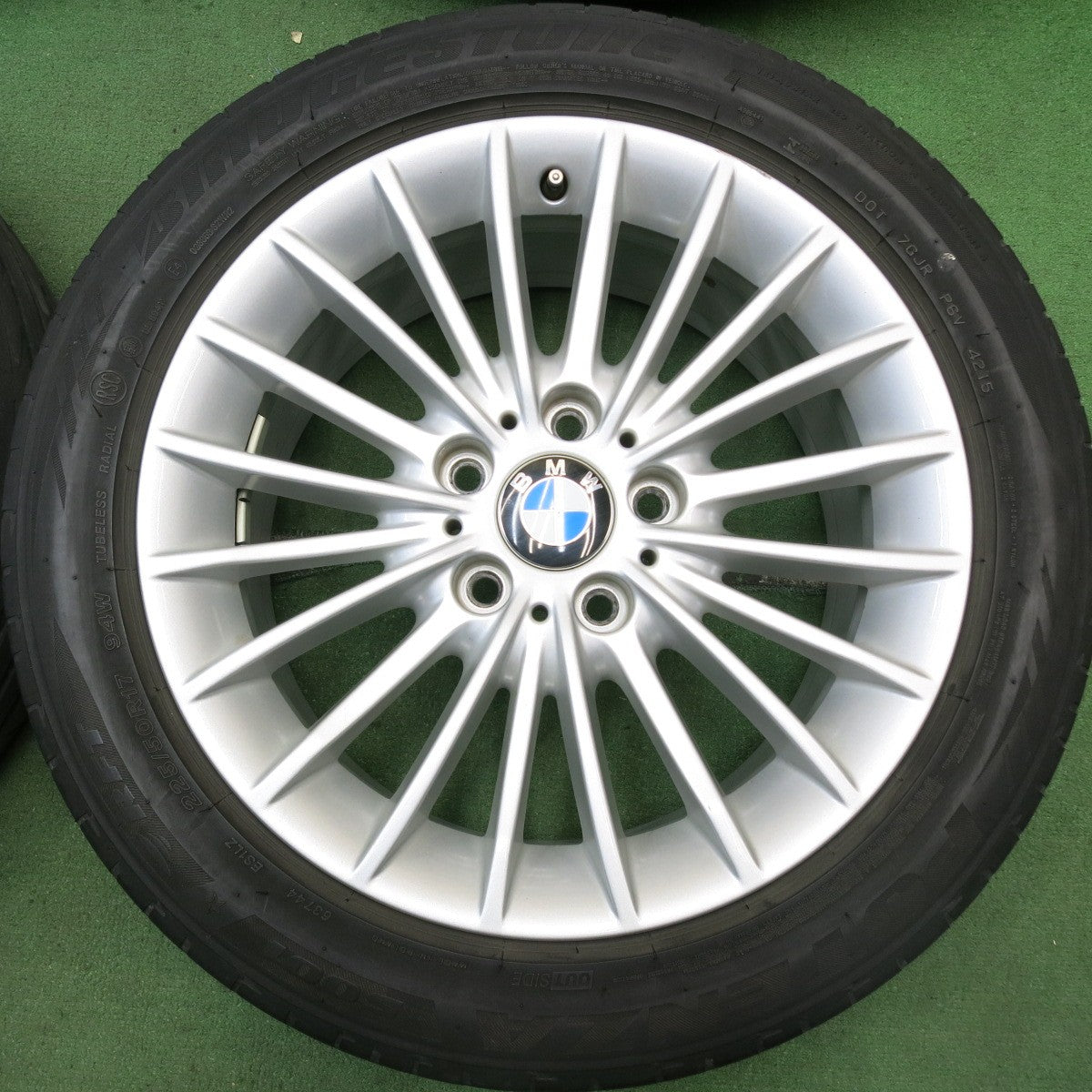 4本価格★BMW 3シリーズ F30 F31 純正 225/50R17 ブリヂストン ポテンザ S001 17インチ PCD120/5H★5072604HAノ