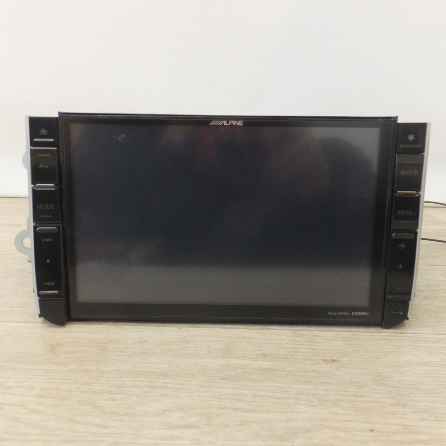 [送料無料] 現状品★アルパイン ALPINE 8型ワイドVGA LED液晶 SDナビ EX008V　地図カード 使用不可(51)★