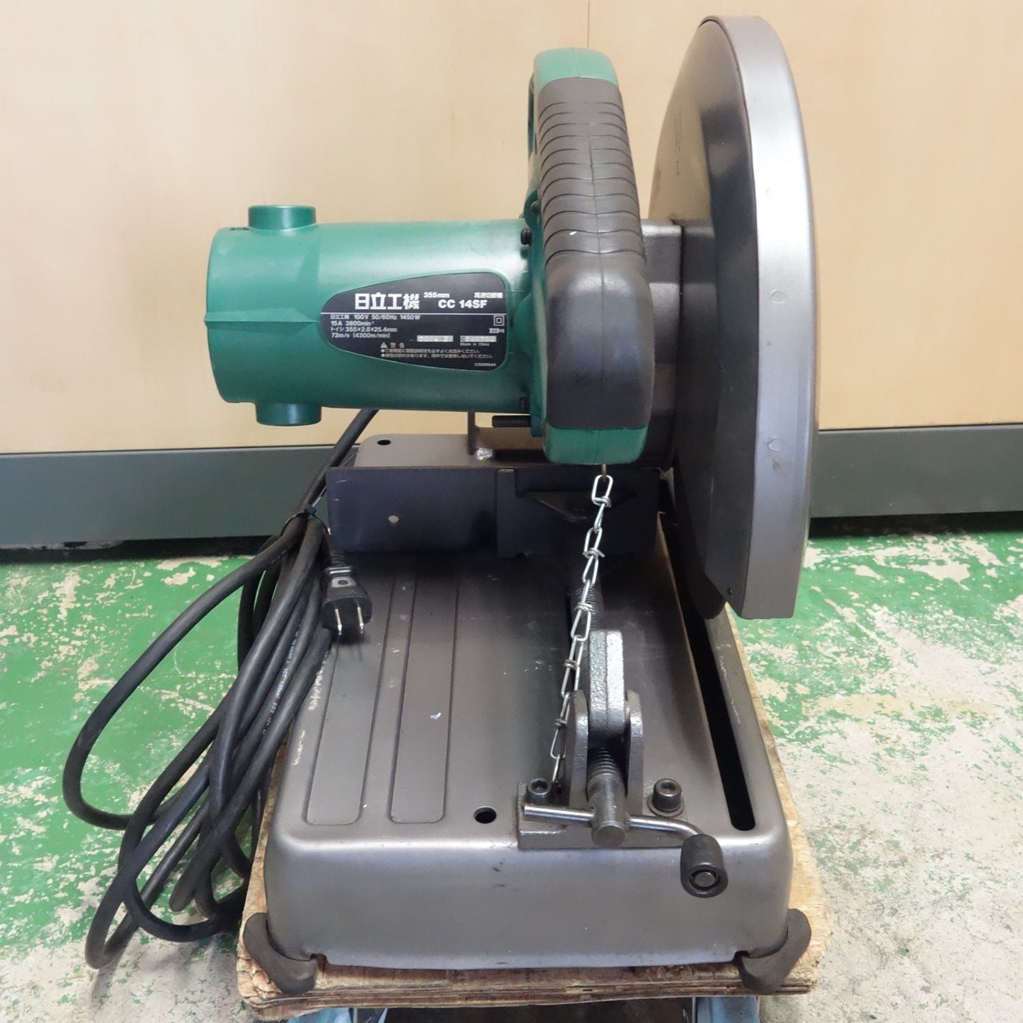 [送料無料] ☆日立工機 355mm 高速 切断機 100V CC14SF カッター HITACHI 電動 工具☆