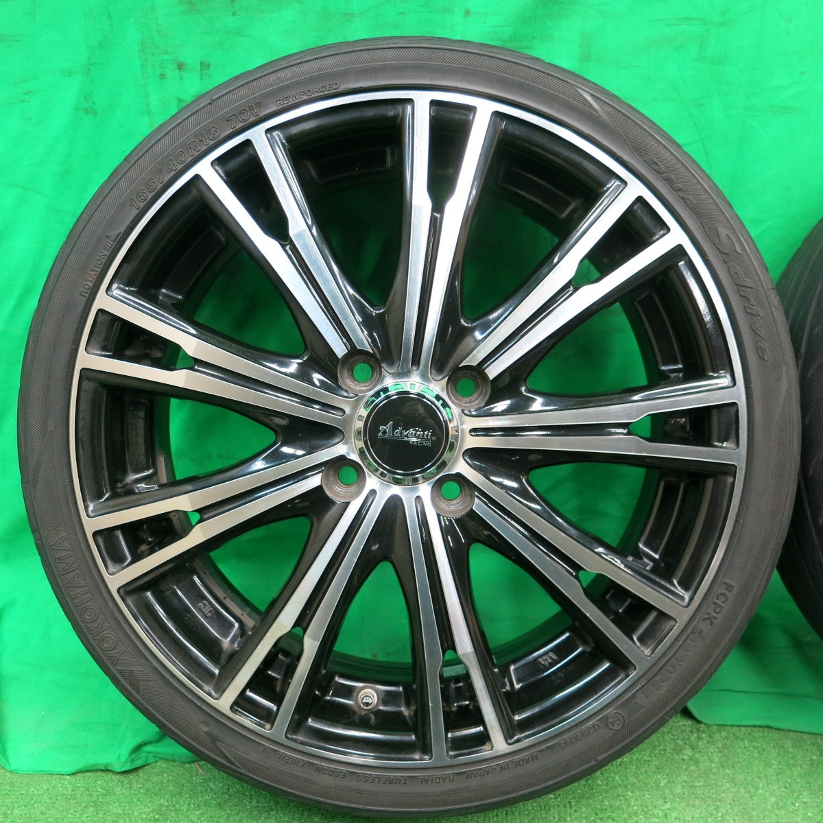 *送料無料* 4本価格★Advanti RACING 165/40R16 ヨコハマ DNA S.drive アドヴァンティ レーシング PCD100/4H★4051006ナノ