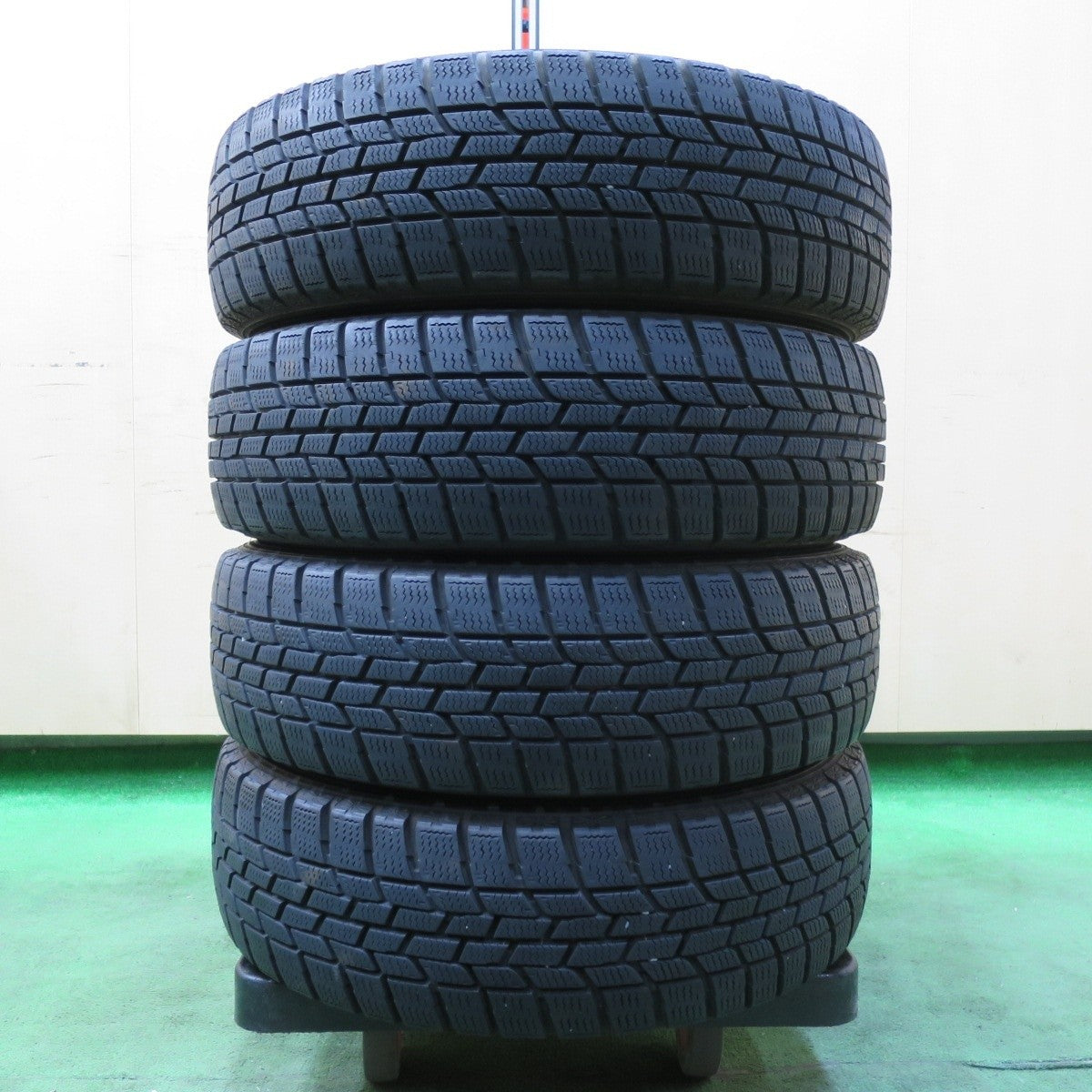キレイ★スタッドレス 155/65R13 グッドイヤー アイスナビ6 ZACK JP-812 MONZA ザック 13インチ PCD100/4H★4121203イス